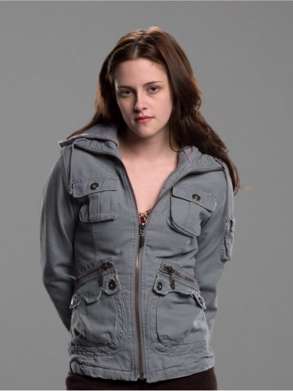 Bella Swan Twilight Hooded Utility Jacket in Slate Blue by Jack by BB Dakota